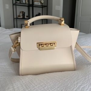 Zac Posen Eartha Mini crossbody handbag cream